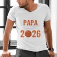 Proud PAPA Of 2026 Senior Basketball Student Graduation Men's V-Neck T-Shirt