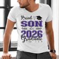 Proud Son Of a Class Of 2026 Graduate For Graduation Men's V-Neck T-Shirt