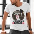 Queen Masters Degree Graduation Social Work MSW MPH Men's V-Neck T-Shirt