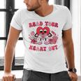 Read Your Heart Out Valentines Day Teachers Book Lovers Men's V-Neck T-Shirt