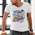 Retro 1980s 80's Baby 1990s 90's Made Me Vaporwave Nostalgia Men's V-Neck T-Shirt