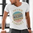 Retro Cassette Never Forget Nostalgia Vintage Men's V-Neck T-Shirt