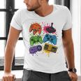 Retro Gamer Controller 80s 90s Video Game Arcade Nostalgia Men's V-Neck T-Shirt