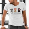 Rock Paper Scissors Hand Game Cute Paw Cat Introvert Men's V-Neck T-Shirt Rock Paper Scissors Hand Game Cute Paw Cat Introvert Men's V-Neck T-Shirt