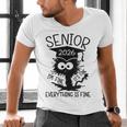 Senior 2026 High School College Graduation Year Class Of 26 Men's V-Neck T-Shirt