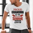 Senior Class Of 2019 Tshirt Graduation Awesome Grandma Men's V-Neck T-Shirt