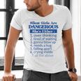 Silent Girls Are DangerousFor Quiet Introvert Girl Men's V-Neck T-Shirt Silent Girls Are DangerousFor Quiet Introvert Girl Men's V-Neck T-Shirt