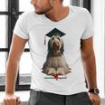 Spinone Italiano Dog Graduation Cap School Graduate Owner Men Women Kids Men's V-Neck T-Shirt