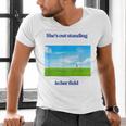 Out Standing In Her Field Graduation Tee Men's V-Neck T-Shirt