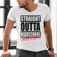 Straight Outta High School Class Of 2023 Graduation Men's V-Neck T-Shirt