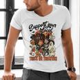 Support Your Local Trick Or Treaters Retro Spooky Nostalgia Men's V-Neck T-Shirt