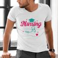 I Survived Nursing School Class Of 2026 Nurse Graduation Men's V-Neck T-Shirt