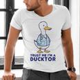 Trust Me I'm a Ducktor Doctor Sayings Graduation Men's V-Neck T-Shirt