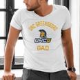UNC Greensboro UNCG Spartans Arched Dad Men's V-Neck T-Shirt