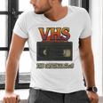 VHS Tape Nostalgia Old School Technology Humor Premium Men's V-Neck T-Shirt
