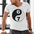 Vintage 6 7 Yin Yang Namaste Six Seven Nostalgia Men's V-Neck T-Shirt