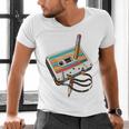 Vintage Cassette Tape And Pencil Nostalgia Party 70s 80s 90s Premium Men's V-Neck T-Shirt Vintage Cassette Tape And Pencil Nostalgia Party 70s 80s 90s Premium Men's V-Neck T-Shirt