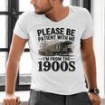 Vintage Be Patient With Me I'm From The 1900s Steam Train Men's V-Neck T-Shirt Vintage Be Patient With Me I'm From The 1900s Steam Train Men's V-Neck T-Shirt