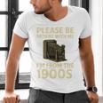 Vintage Please Be Patient With Me I'm From The 1900s Camera Premium Men's V-Neck T-Shirt