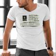 Vintage Proud Army Dad Camo American Flag Veteran Men's V-Neck T-Shirt