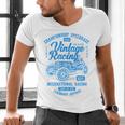 Vintage Racing Automotive Nostalgia Distressed Car Men's V-Neck T-Shirt