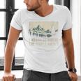 I Wanna Be Where The People Arent Hiking Camping Introvert Men's V-Neck T-Shirt