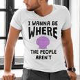 I Wanna Be Where The People Aren't Introvert Men's V-Neck T-Shirt