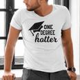 Women's One Degree Hotter College Masters PhD Graduation Party Men's V-Neck T-Shirt