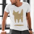 Yk2 Cat With Tomboy Tail 90s Nostalgia Downtown Indie Men's V-Neck T-Shirt