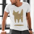 Yk2 Cat With Tomboy Tail 90s Nostalgia Downtown Indie Premium Tri-Blend Men's V-Neck T-Shirt