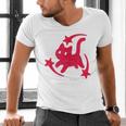 Yk2 Grunge Scary Cat With Shooting Stars 90s Nostalgia Men's V-Neck T-Shirt Yk2 Grunge Scary Cat With Shooting Stars 90s Nostalgia Men's V-Neck T-Shirt