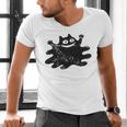 Yk2 Grunge Scary Cat With Tail Tomboy 90s Nostalgia Indie Men's V-Neck T-Shirt
