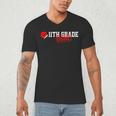 11th Grade Done Last Day Of Schoo 11th Grade Graduation Men's V-Neck T-Shirt
