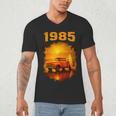 1985 Vintage Sunset Surf Truck Retro Beach Nostalgia Men's V-Neck T-Shirt