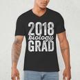 2018 Biology Graduation Biologist Graduate Degree Men's V-Neck T-Shirt
