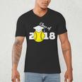 2018 Softball Senior Graduation Shirt For Girls Grad Men's V-Neck T-Shirt