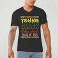 2019 African American High School Graduation SeniorShirt Men's V-Neck T-Shirt