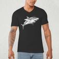2019 Graduation SharkShirt High School College Grad Men's V-Neck T-Shirt
