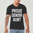 2019 Senior Aunt SEN19R Class Graduation PartyShirt Men's V-Neck T-Shirt