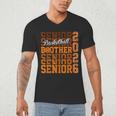2026 Basketball Senior Brother Graduation Matching Family Men's V-Neck T-Shirt