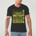 2026 Tennis Senior Brother Graduation Matching Family Men's V-Neck T-Shirt