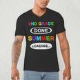 2nd Grade Graduation Shirt 2nd Grade Done Summer Loading Men's V-Neck T-Shirt