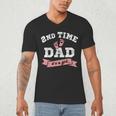 2nd Second Time Dad It's a Girl Gender Reveal Dad Of 2 Kids Men's V-Neck T-Shirt 2nd Second Time Dad It's a Girl Gender Reveal Dad Of 2 Kids Men's V-Neck T-Shirt