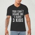 3 Kids Mom Of Three Dad Of 3 Children Parents Men's V-Neck T-Shirt