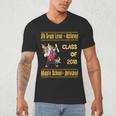5th Grade Graduation Shirt Dabbing Unicorn Boys Class 2018 Men's V-Neck T-Shirt