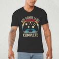 5th Grade Level Complete Gamer Graduation Boys Class Of 2024 Men's V-Neck T-Shirt