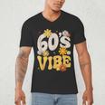 60's Vibe Vintage Nostalgia Mixtape Era 1960s Party Groovy Men's V-Neck T-Shirt