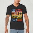 6th Grade Level Complete Shirt Graduation Last Day Of School Men's V-Neck T-Shirt