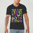 This Is My 70's Costume Nostalgia Mixtape Era 1970s Party Men's V-Neck T-Shirt This Is My 70's Costume Nostalgia Mixtape Era 1970s Party Men's V-Neck T-Shirt