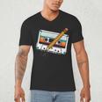 80 S 80s 90s Cassette Tape Nostalgia Retro Band Men's V-Neck T-Shirt